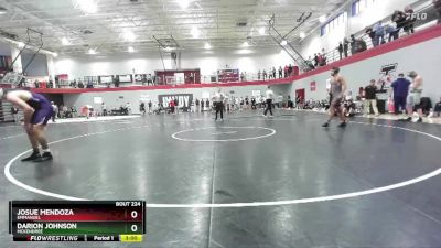 184 lbs Champ. Round 2 - Josue Mendoza, Emmanuel vs Darion Johnson, McKendree
