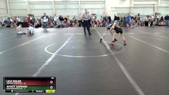 64 lbs Round 4 (6 Team) - Levi Sisler, Armory Athletics vs Wyatt Samhan, Neighborhood WC