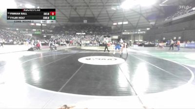 Boys 3A 144 lbs Cons. Round 3 - Finnian Ball, Shelton vs Tyler Holt, Sedro-Woolley