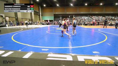 77 lbs Round Of 16 - Kaidence Cisneroz, Powerhouse Wrestling Club vs Raylynn Robinson, Florida Elite Wrestling