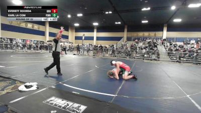 116 lbs Round Of 32 - Everett Roorda, Grindhouse WC vs Karl La Com, Poway Elite