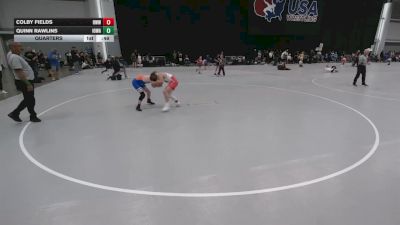 105 lbs Quarters - Quinn Rawlins, Iowa vs Colby Fields, Rogue Warrior Wrestling