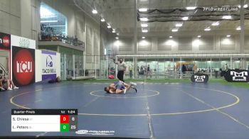 110 lbs Quarterfinal - Sebastian Chiesa, GT vs Lucas Peters, Great Lakes Wrestling Club