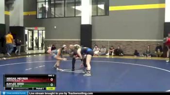 120 lbs Round 3 (12 Team) - Abigail Meyrer, Missouri Black vs Kaylee Herd, Missouri Blue