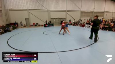 152 lbs Round 2 (6 Team) - Gabby Reid, Pennsylvania Red vs Rebecca Strong, Missouri