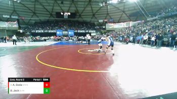 Girls 3A/4A 135 Cons. Round 2 - Amani Goda, Mount Rainier (Girls) vs Bobbi Jack, Glacier Peak (Girls)