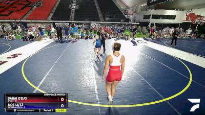 120 lbs Placement (16 Team) - Sarai O`Day, Utah vs NOE LUTZ, Nevada GOLD