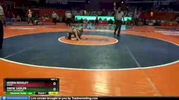 1 lbs Champ. Round 1 - Drew Sadler, Anna (Jonesboro) vs Ayden Rowley, Dixon