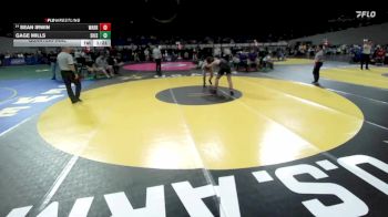 3A Boys 190 lbs Quarterfinal - Sean Irwin, Warrenton Boys vs Gage Mills, Siuslaw / Mapleton Boys