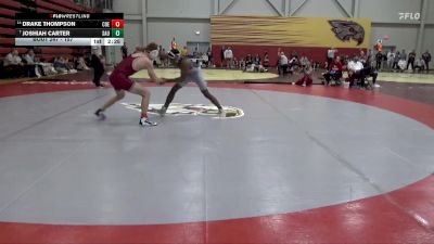 157 lbs Cons. Semi - Drake Thompson, Coe vs Joshiah Carter, St. Ambrose University