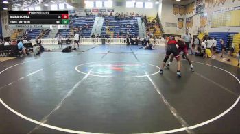 165 lbs Round 2 (8 Team) - Cael Mitton, Wellington vs Aizea Lopez, Cypress Creek