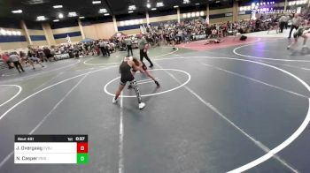 109 lbs Consi Of 32 #1 - John Overgaag, Cvbjj vs Noah Casper, Pride WC