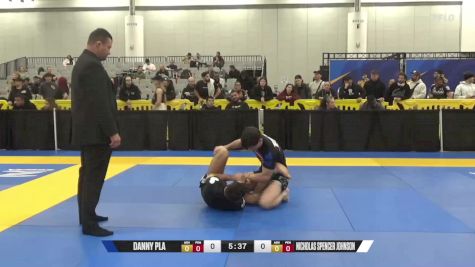 Nicholas Spencer Johnson vs Danny Pla 2024 World IBJJF Jiu-Jitsu No-Gi Championship