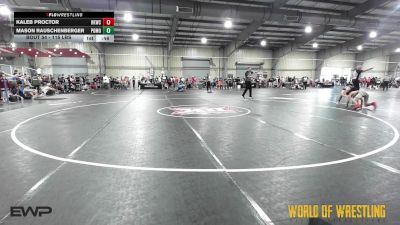 115 lbs Consi Of 32 #1 - Kaleb Proctor, Henryetta Knights Wrestling Club vs Mason Rauschenberger, Pomona Elite
