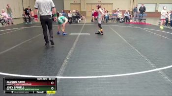 80-84 lbs Round 1 - Jaxson Davis, LaFayette Youth Wrestling vs Joey Spinell, Williamson County Wrestling Club