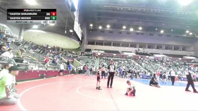 43 lbs 3rd Place Match - Easton Shearburn, Spartan Wrestling Academy vs Easton Brown, Beebe Badgers Wrestling Club