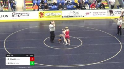 110 lbs Round Of 64 - Trey Olivetti, Mechanicsburg vs Hunter Berry, Sugar Valley