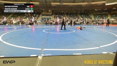 40 lbs Final - Bryken Dougan, Immortal Athletics WC vs Westin Barnes, Hutchy Hammers