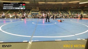 40 lbs Final - Bryken Dougan, Immortal Athletics WC vs Westin Barnes, Hutchy Hammers
