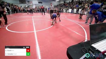 75 lbs Quarterfinal - Eddie Scott, Miami Takedown Club vs Elena Valadez, Dark Cloud Wrestling Club