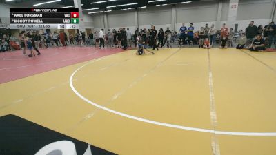 82 lbs Quarters - McCoy Powell, All American Wrestling Club vs Axel Forsman, Vici Wrestling Club