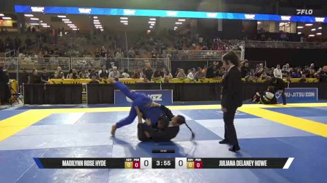 Juliana Delaney Howe vs Madilynn Rose Hyde 2025 Pan Kids Jiu-Jitsu IBJJF Championship