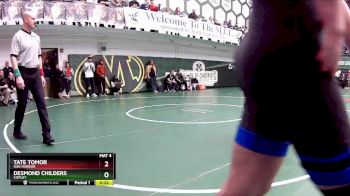 132 lbs Cons. Round 5 - Desmond Childers, Copley vs Tate Tomor, Oak Harbor