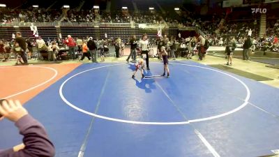 49 lbs Rr Rnd 1 - Gabe Ryan, Thermopolis WC vs Rigby Tromble, Natrona Colts WC