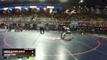 1A 215 lbs Champ. Round 1 - Darian Alvarez-Garcia, Aubrey Rogers vs Nathan Chen, Pine Crest
