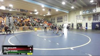 132 lbs Champ. Round 1 - William Smorick, El Toro vs Eric Escalante, Beckman
