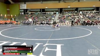 190 lbs Semifinals (8 Team) - Jonavin Mullins, CHICKASHA vs Colyn Donnelly, ELGIN