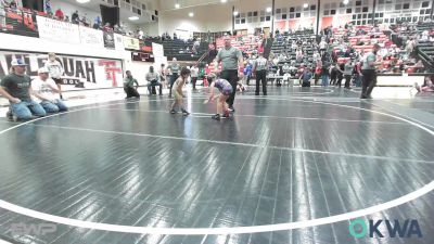 46 lbs Consi Of 8 #2 - Bentley Burchett, Raw Wrestling Club vs Chandler Lewis, Salina Wrestling Club