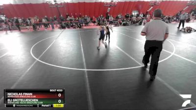 77 lbs Champ. Round 1 - Nicholas Finan, Demolition Wrestling Club vs Eli Grotelueschen, Dodgeland Youth Wrestling Club