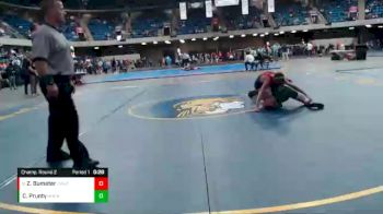 106 lbs Champ. Round 2 - Zach Bumeter, Metamora Township vs Carson Prunty, Glenbard West