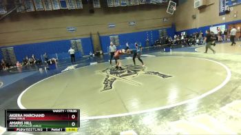 170lbs Cons. Round 3 - Amaris Hill, Rogers (Puyallup) (Girls) vs Akiera Marchand, Omak (Girls)