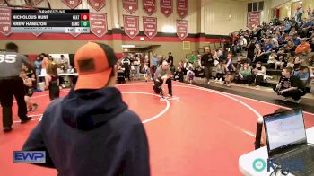 43 lbs Consi Of 8 #1 - Nicholous Hunt, Heat vs Krew Hamilton, Broken Arrow Wrestling Club