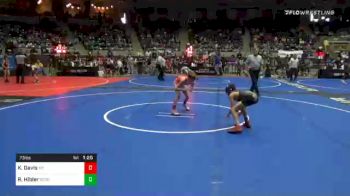 73 lbs Prelims - Kael Davis, M2 vs River Hibler, Scorpion WC