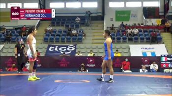 53 kg Rr Rnd 1 - Laura Gabriela Peredo Torres, Mexico vs Karla Yesenia Hernandez Gonzalez, El Salvador