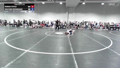 52 lbs Champ. Round 2 - Roman Tuttle, Wichita Training Center vs Brayden Bergemann, Askren Wrestling Academy