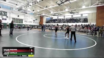 120 lbs Champ. Round 2 - Dylan Esquivel, El Dorado vs Jacob Castillo, Cabrillo