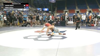 106 lbs Cons. Sub-semis - Gavin Hoeft, Minnesota vs Knox Ayala, Iowa