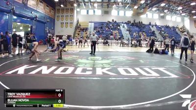 157 Blue Quarterfinal - Troy Vazquez, Lake Brantley Hs vs Elijah Novoa, Camden