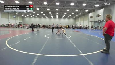 56 lbs Rr Rnd 3 - Benjamin Berrier, 84 Athletes - EL vs Francis Ainsburg, Iron Faith Black - EL