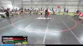 106 lbs Placement Matches (8 Team) - Camden Webb, Oklahoma Blue GR vs Kolter Burton, Idaho