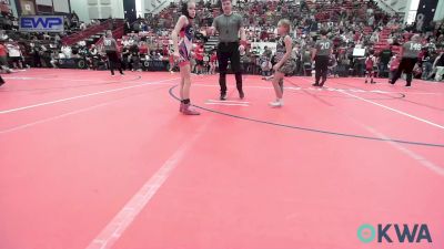 70-74 lbs Rr Rnd 2 - Karsyn Hockett, Caney Valley Wrestling vs Jaxi Downing, Sisters On The Mat