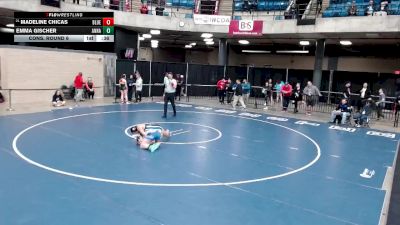 155 lbs Cons. Round 6 - Madeline Chicas, Unattached vs Emma Gischer, Unattached