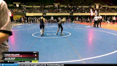 100 lbs Semifinal - Tyson Williams, Dark Knight Wrestling Club vs Jacob Bass, Bruin Brawlers