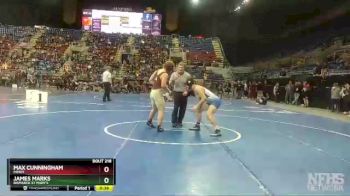 182 lbs Cons. Round 1 - Max Cunningham, Minot vs James Marks, Bismarck St Mary`s