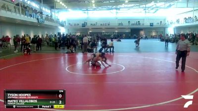174 lbs Prelim - Mateo Villalobos, Ferrum College vs Tyson Hoopes, Southern Virginia University