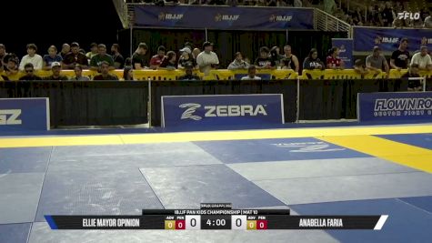 Ellie Mayor Opinion vs Anabella Faria 2026 Pan Kids Jiu-Jitsu IBJJF Championship